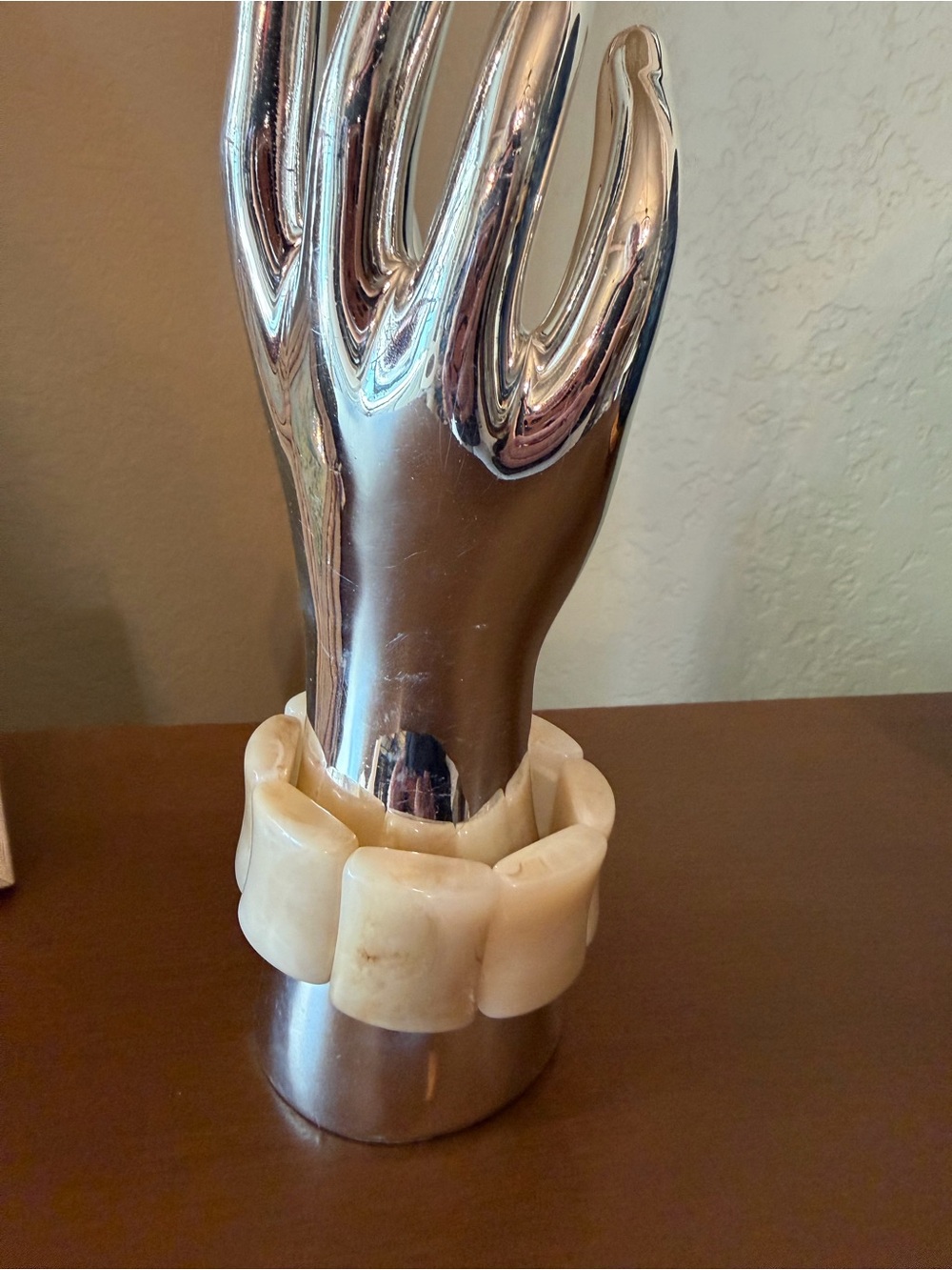 Chunky Cream Stretch Bracelet-NWOT
